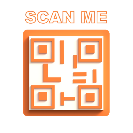 Qr Code  3D Icon