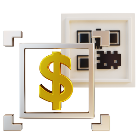 QR-Code  3D Icon