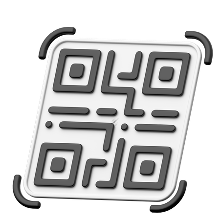 Qr Code  3D Icon