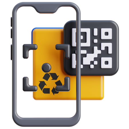 QR Code  3D Icon