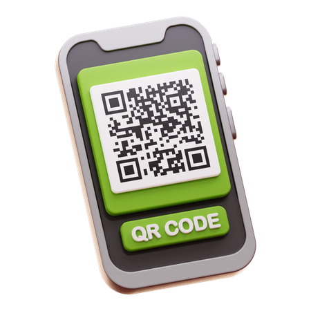 QR CODE  3D Icon