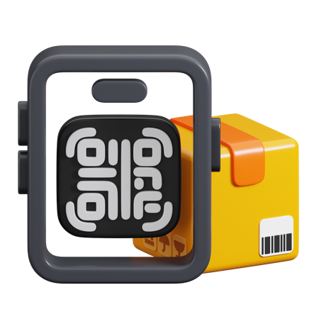 QR Code  3D Icon