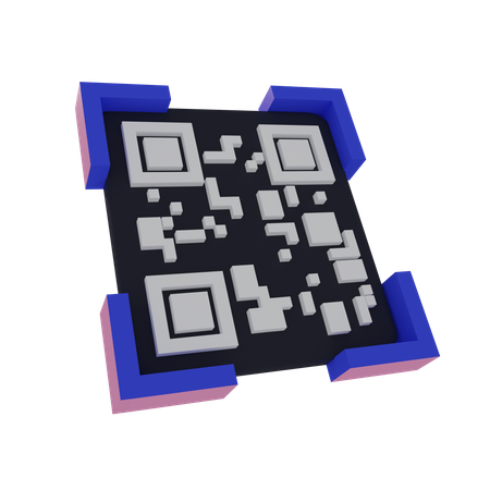 Qr Code  3D Icon