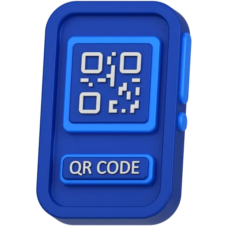 Qr code mobile  3D Icon