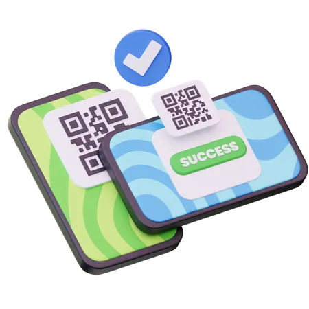Qr Code Payment  3D Icon