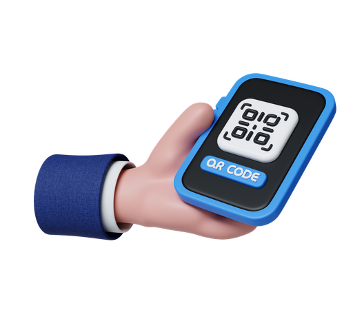 Qr Code Payment  3D Icon