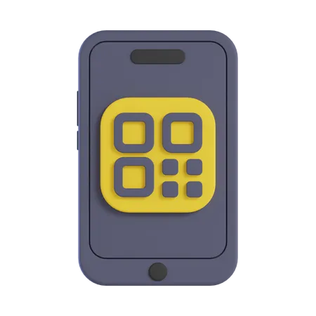 Qr Code Payment  3D Icon