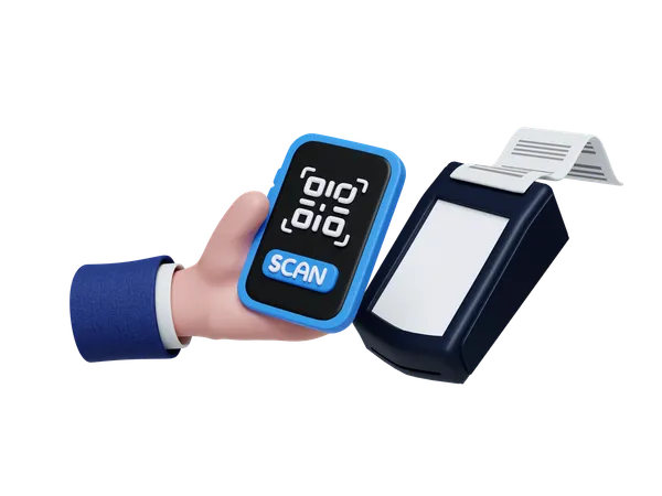 Qr Code Scan  3D Icon