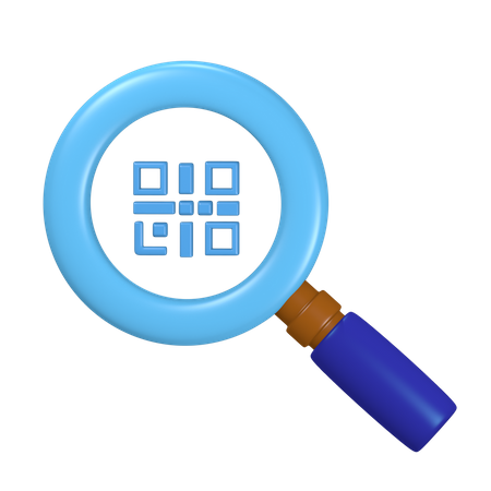 Qr Code scan  3D Icon