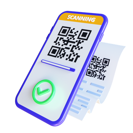 Qr Code Scan  3D Icon