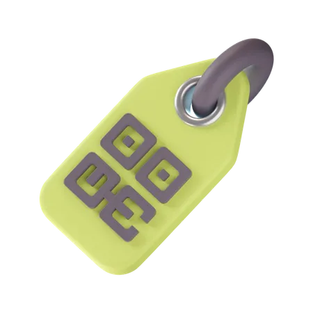 QR-Code-Tag  3D Icon