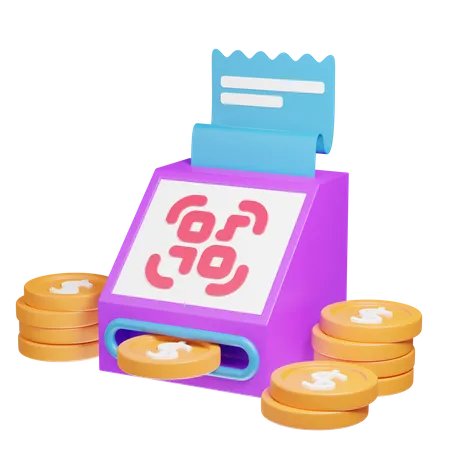 Qr Payment  3D Icon