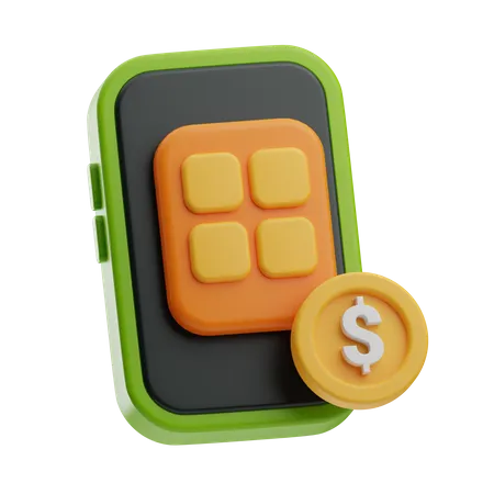 Qr Payment  3D Icon