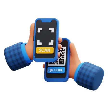 Qr Payment  3D Icon