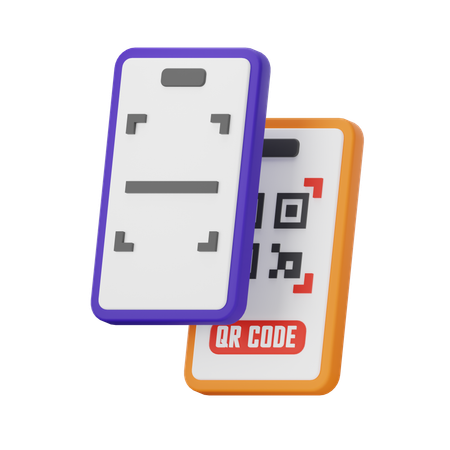 Qr Payment  3D Icon