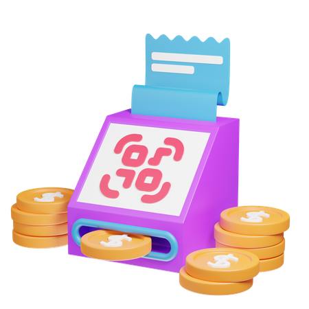 Qr Payment  3D Icon