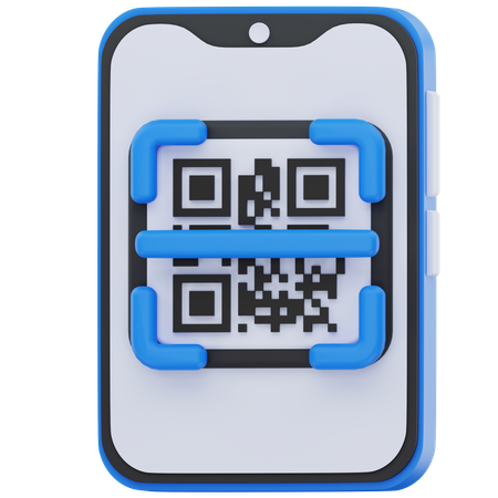 Qr Scan  3D Icon