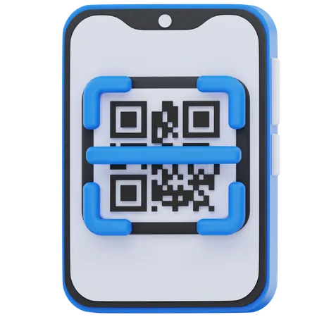Qr Scan  3D Icon