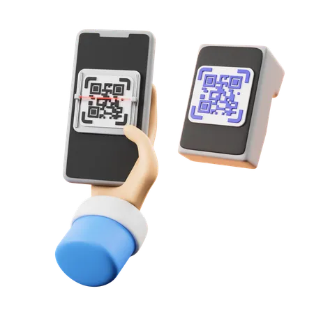 Pago de escaneo qr  3D Icon