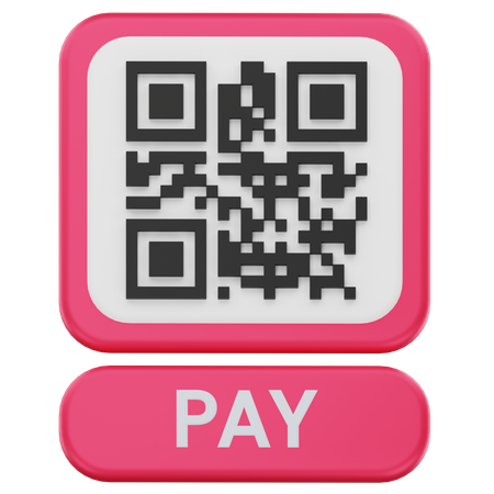 QR-Zahlung  3D Icon