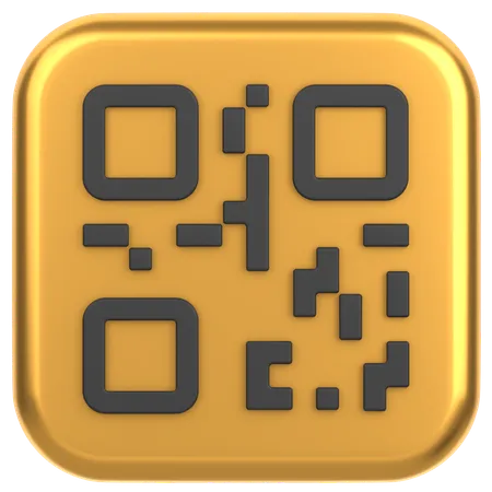 3 D Icon Of A Barcode Sign 3D Icon