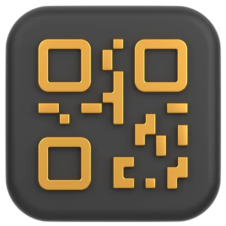 3 D Icon Of A Barcode Sign 3D Icon