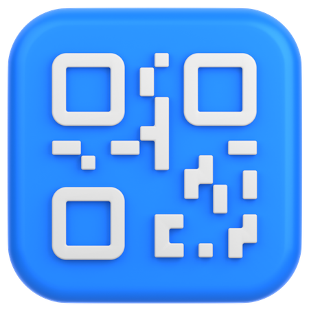 Qrcode  3D Icon