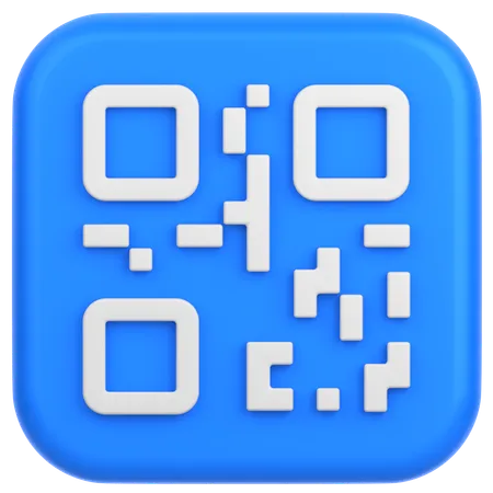 Qrcode  3D Icon