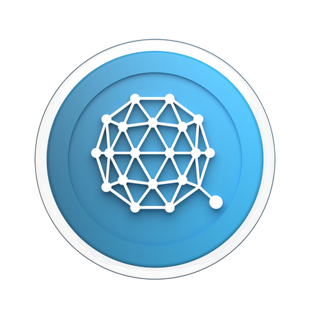 Qtum Coin  3D Illustration