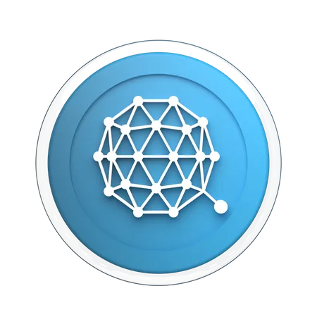 Qtum Coin  3D Illustration