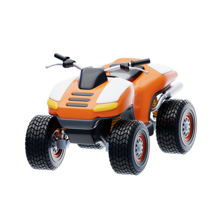 Quad Bike  3D Icon