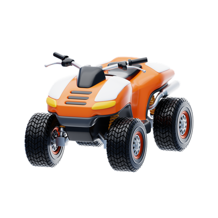 Quad Bike  3D Icon