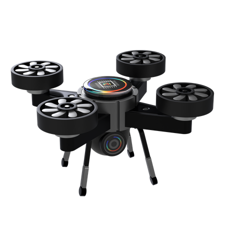 Quadcopter Drone  3D Icon