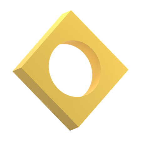 Quadrado  3D Icon