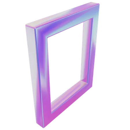 Quadrado Abstrato  3D Icon
