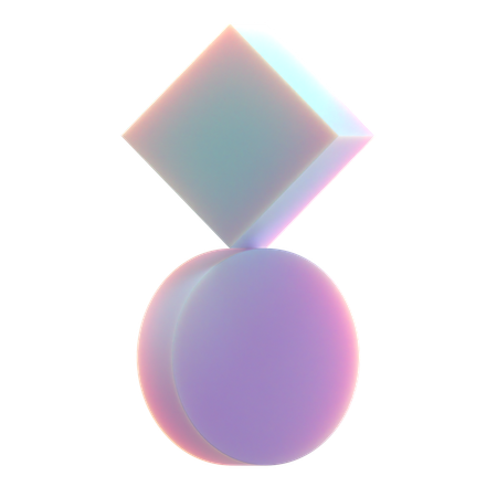 Quadrado equilibrado  3D Icon