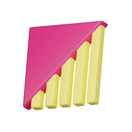 Quadrat mit Linie abstrakte Form  3D Icon