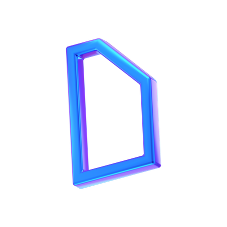 Quadratische abstrakte Form  3D Icon