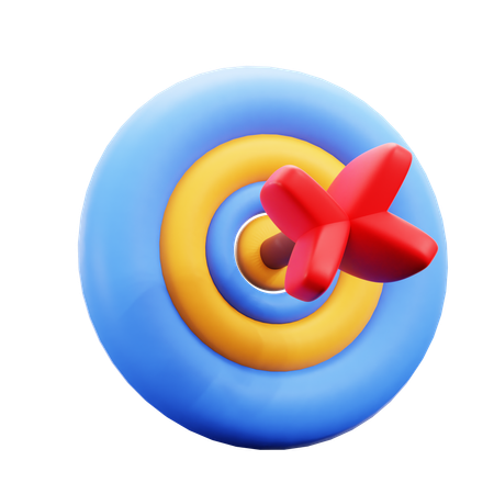 Quadro-alvo  3D Icon