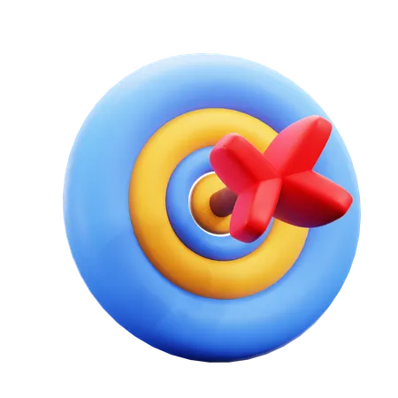 Quadro-alvo  3D Icon