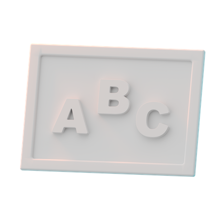 Quadro branco  3D Icon