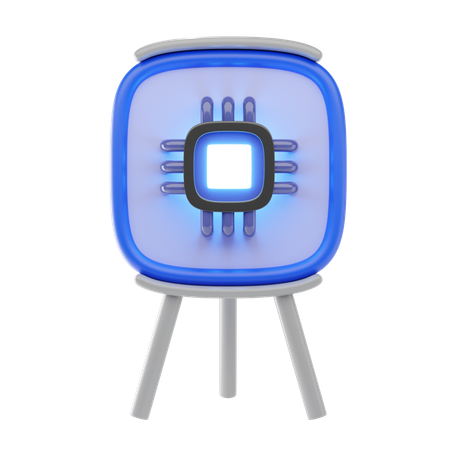 Quadro branco  3D Icon