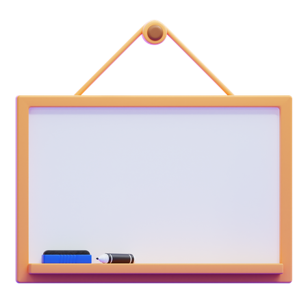 Quadro branco  3D Icon