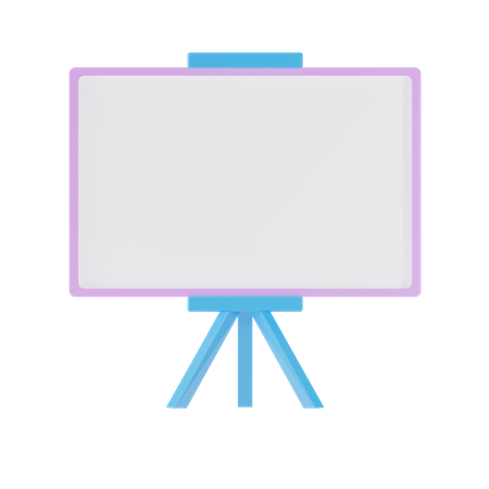 Quadro branco  3D Icon