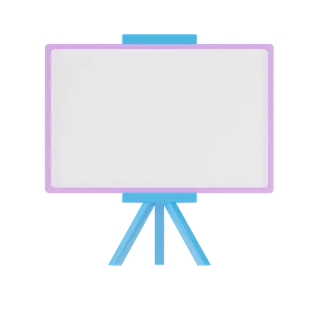 Quadro branco  3D Icon