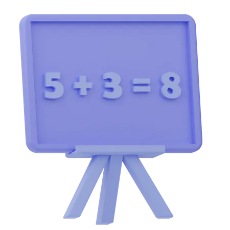 Quadro branco  3D Icon