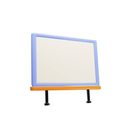 Quadro branco  3D Icon