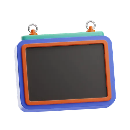 Quadro branco  3D Icon