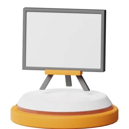 Quadro branco  3D Icon