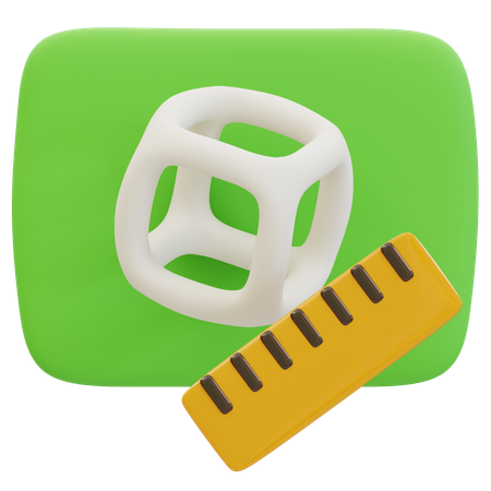 Quadro de aprendizagem matemática  3D Icon